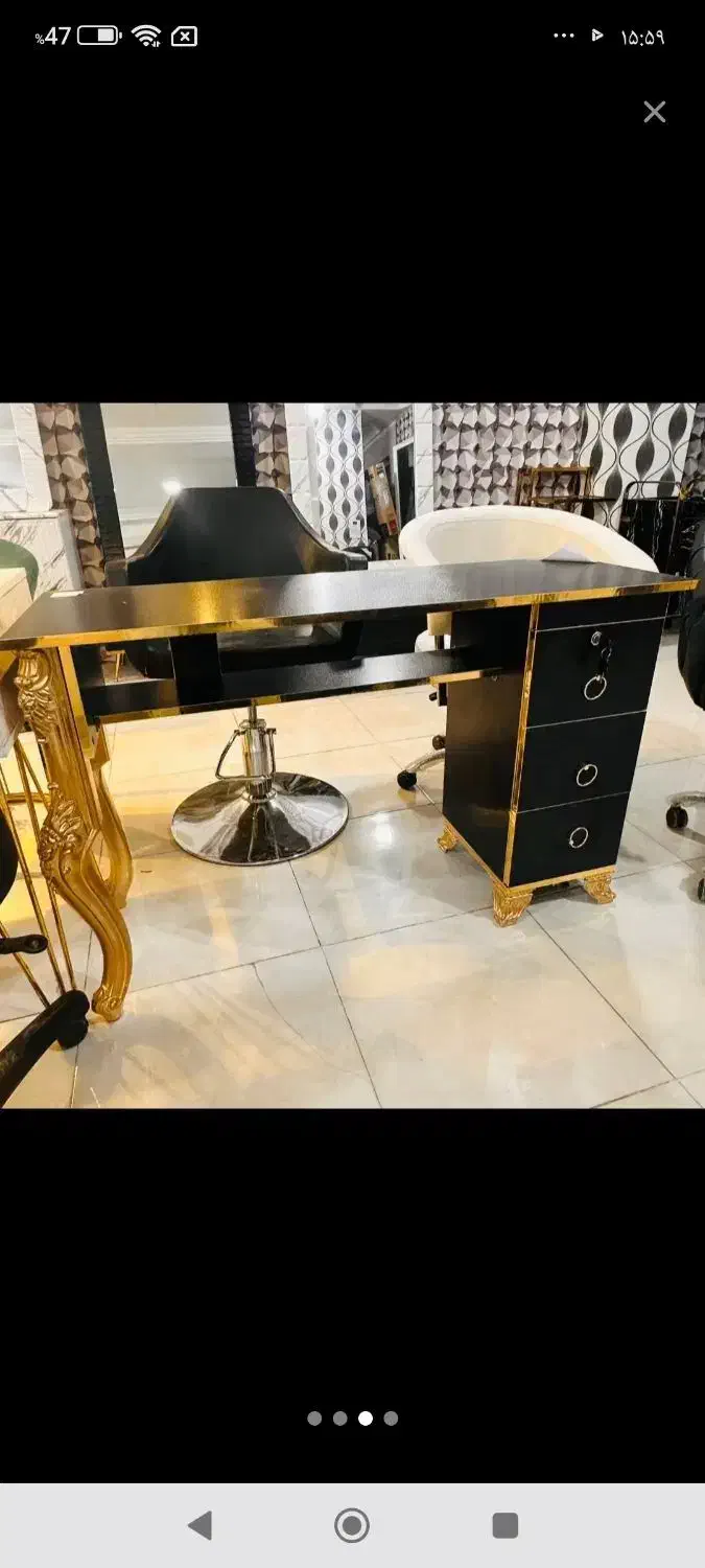 میز ناخن پایه آهویی زرکالا|آرایشگاه و سالن‌های زیبایی|یاسوج, |دیوار