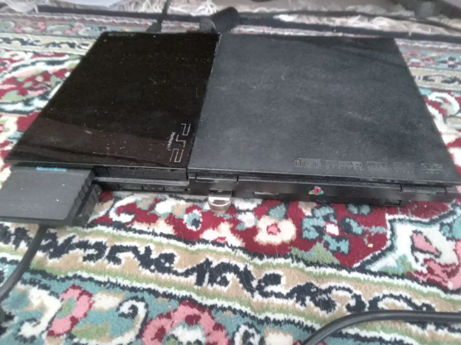 پلی استیشن ۲ با دو دسته و کپی خور و فلش ۶۴ گیگ|کنسول، بازی ویدئویی و آنلاین|جیرفت, |دیوار