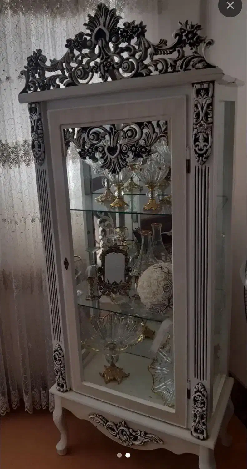 ویترین چوبی|بوفه، ویترین، کنسول|قم, علی آباد سعدگان|دیوار