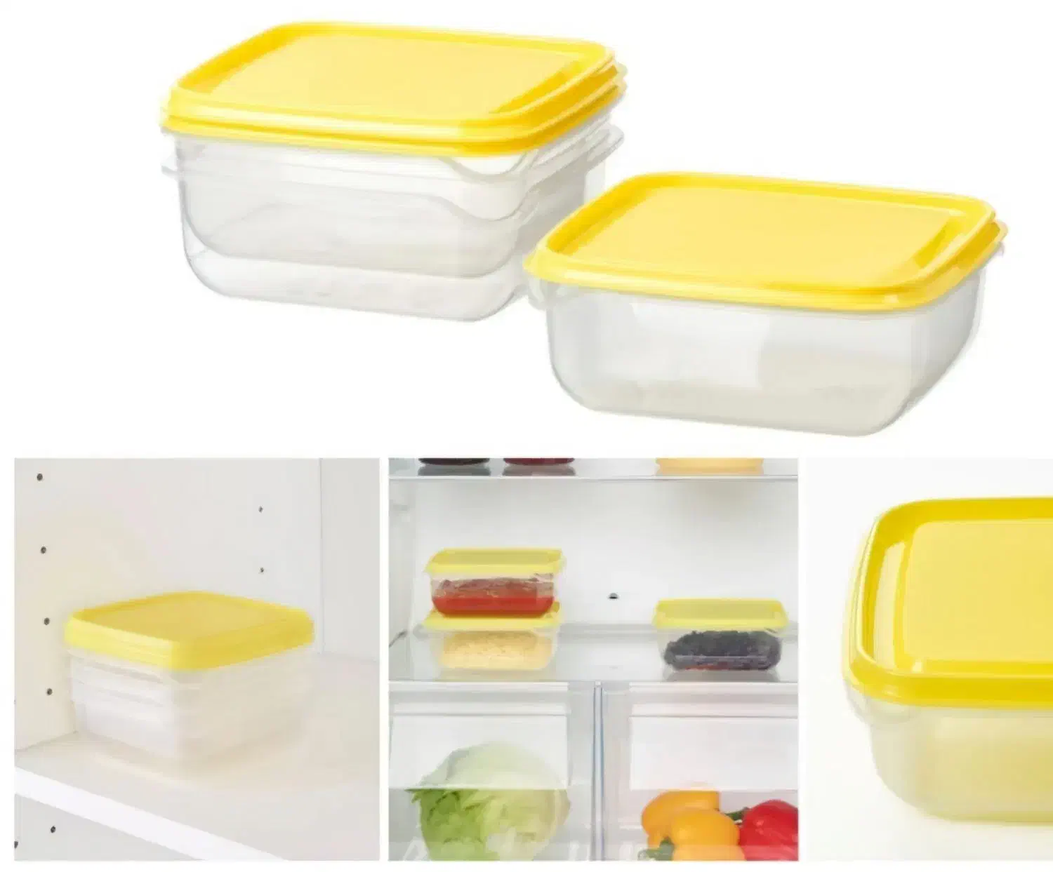 ظرف فریزری و ماکروفری ایکیا، دو پَک ۳ تایی|ظروف نگهدارنده، پلاستیکی، یکبارمصرف|تهران, ونک|دیوار