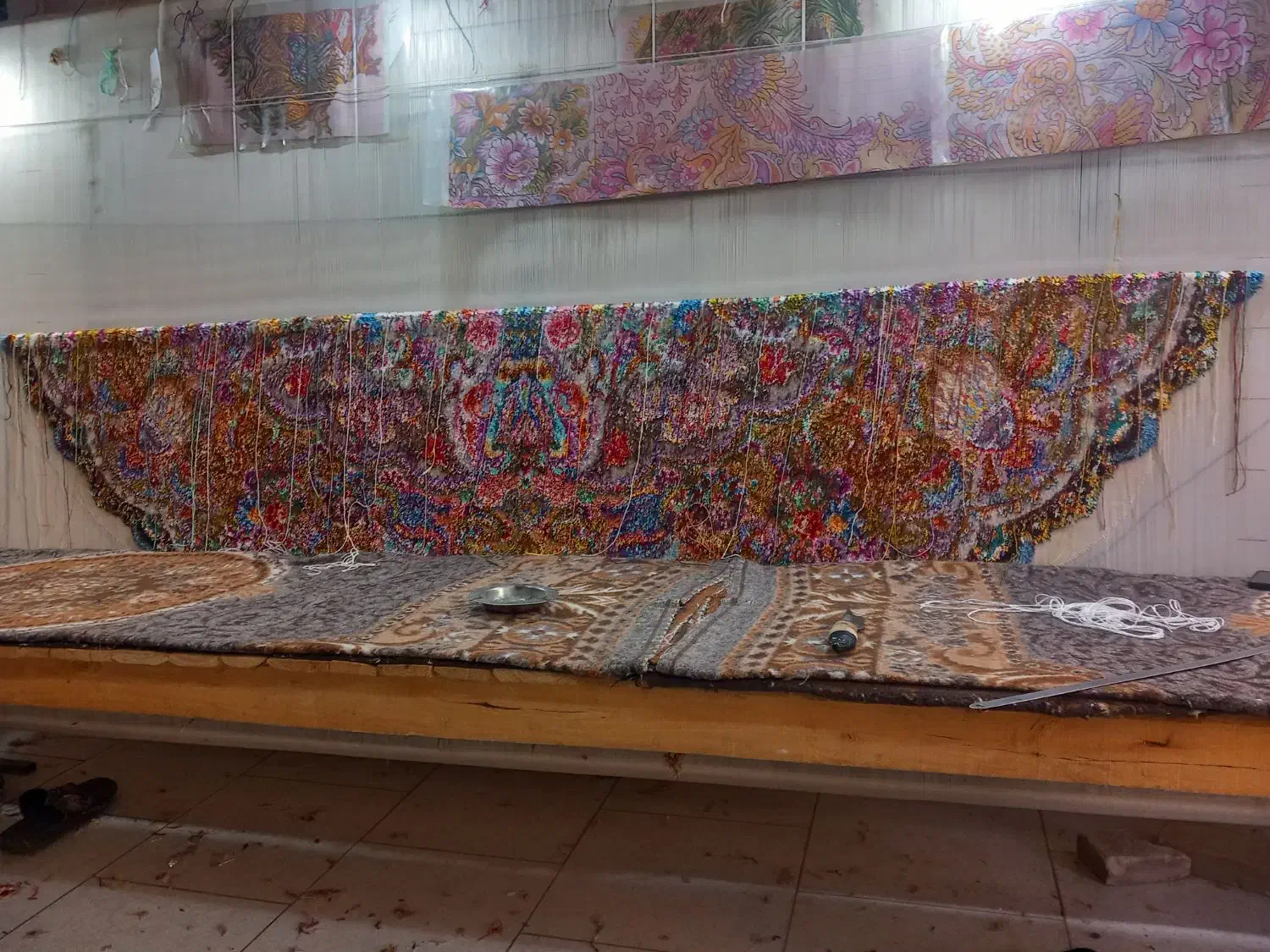 قبول سفارشات بافت فرش در اندازه های بزرگ|فرش|سهند, |دیوار