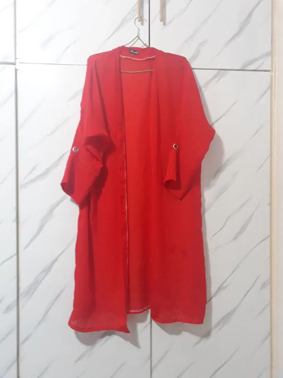 کاپشن مانتوحریر مشکی مجلسی پاییزه شلوار لی وکارگو|لباس|اسلامشهر, شهرک قائمیه|دیوار