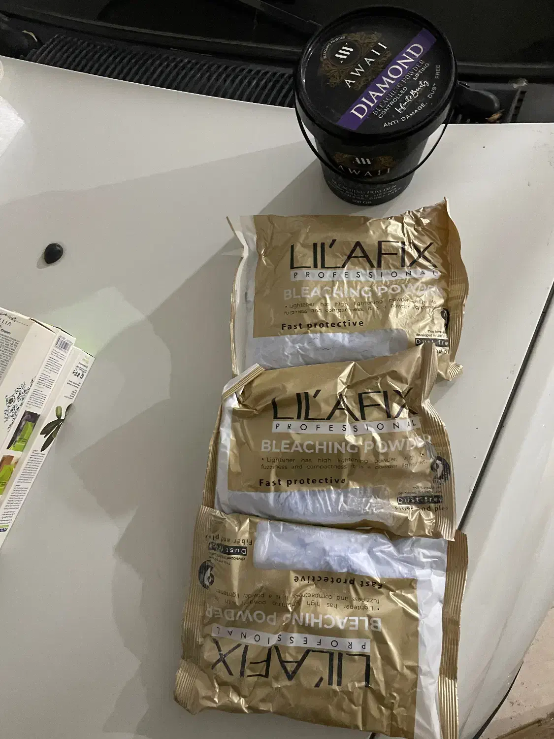 حراج وسایل پلمپ رنگ مو دکلره با تاریخ انقضا|آرایشی، بهداشتی، درمانی|مریوان, |دیوار