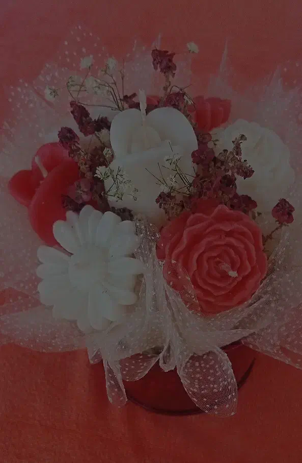 باکس گل شمع|صنایع دستی و سایر لوازم تزئینی|گرمسار, |دیوار