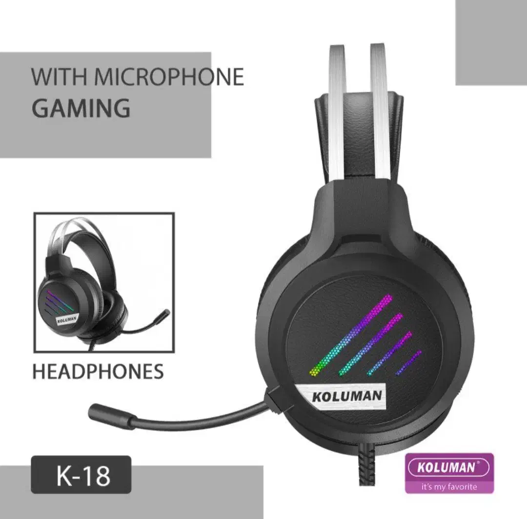 هدست مخصوص بازی کلومن K18|قطعات و لوازم جانبی رایانه|مشهد, تربیت (صدف)|دیوار