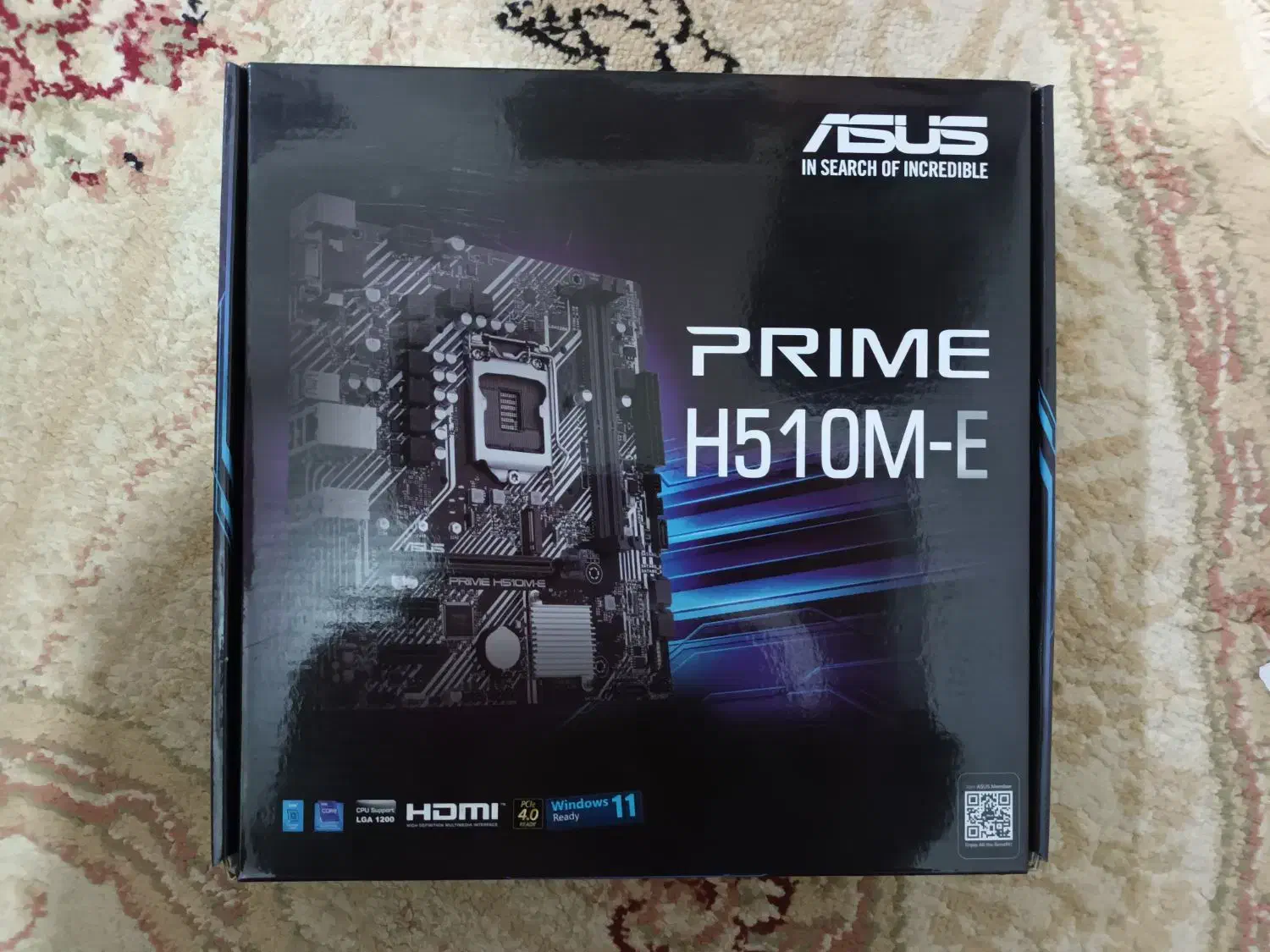 مادربورد ASUS H510M-E با جعبه|قطعات و لوازم جانبی رایانه|رشت, جهاد|دیوار