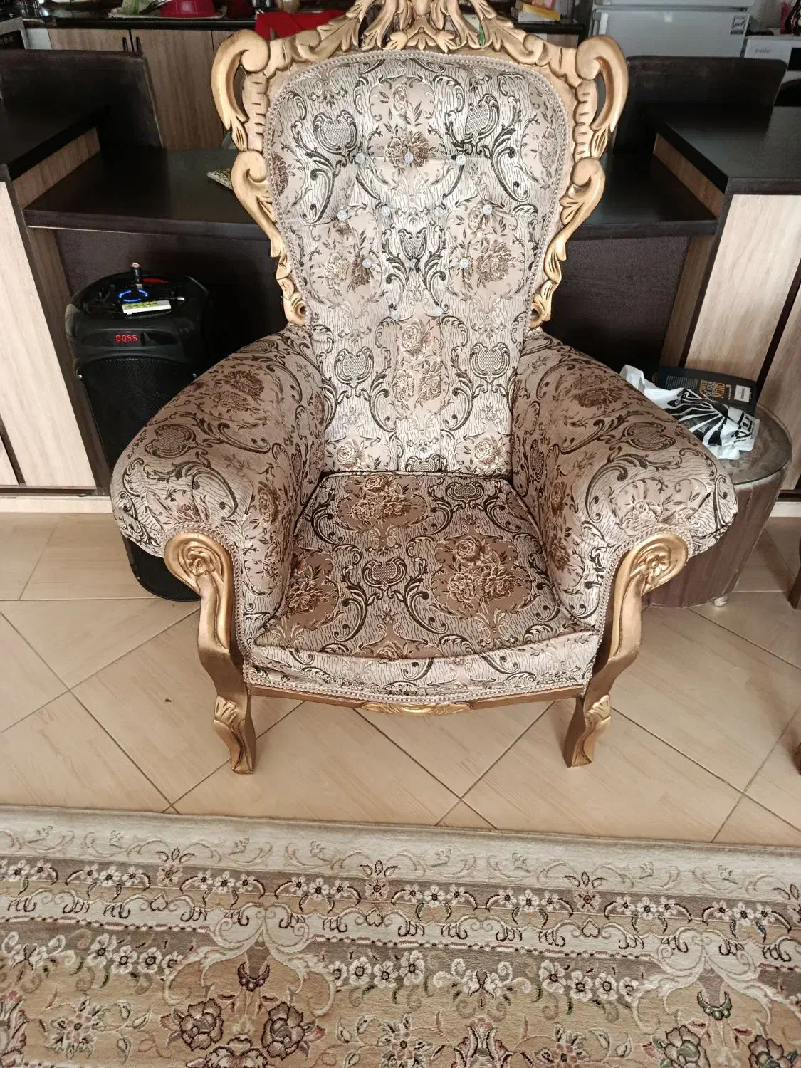 مبل نیمه استیل 9نفره بفروش می رسد|مبلمان خانگی و میز عسلی|طرقبه, |دیوار