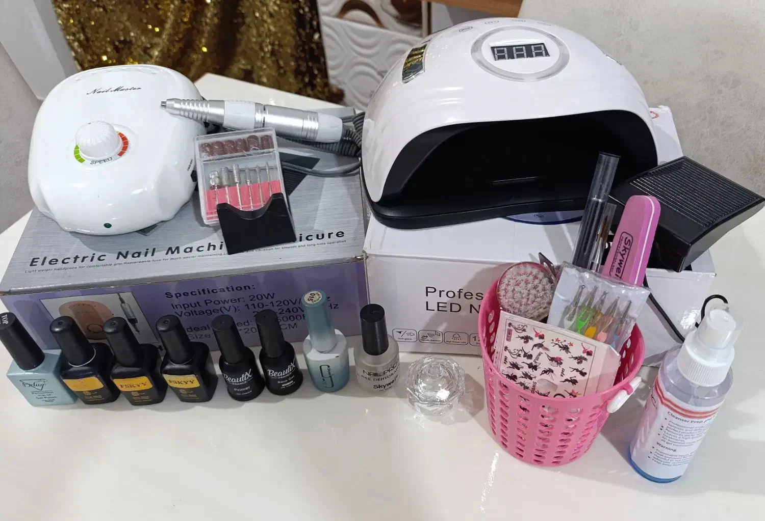 لوازم کاشت ناخن|آرایشی، بهداشتی، درمانی|تبریز, |دیوار