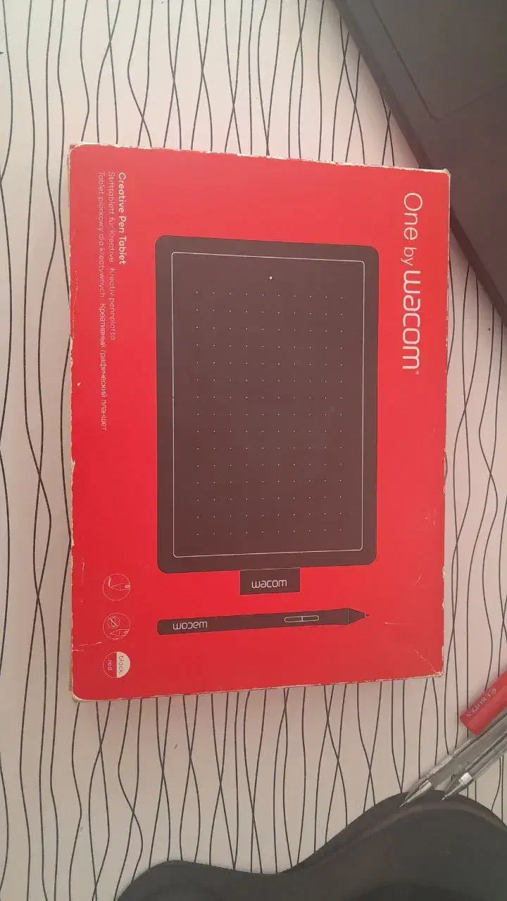 قلم نوری wacom مدل One by Small CTL-472-N|قطعات و لوازم جانبی رایانه|خمینی‌شهر, |دیوار