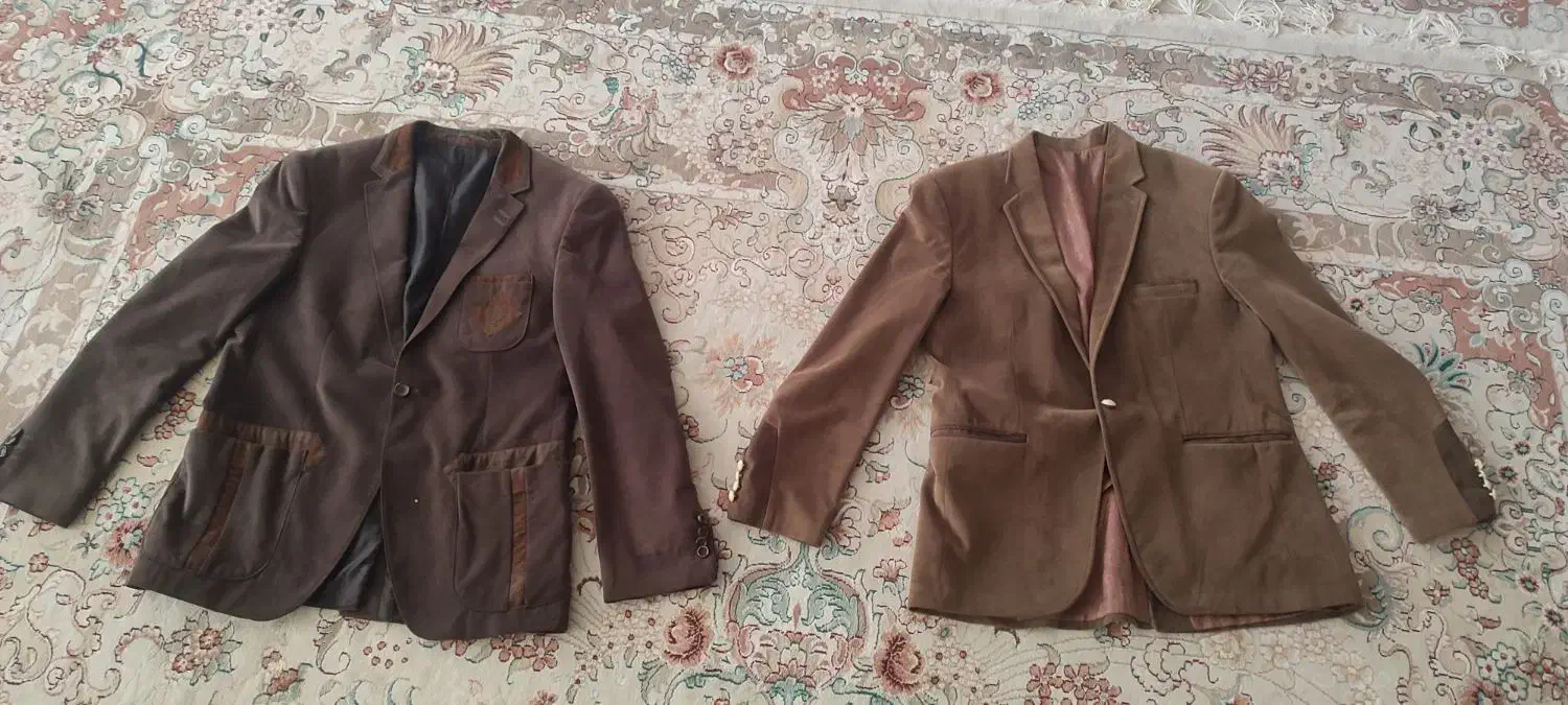 دوعدد کت مخمل تک|لباس|نورآباد, |دیوار