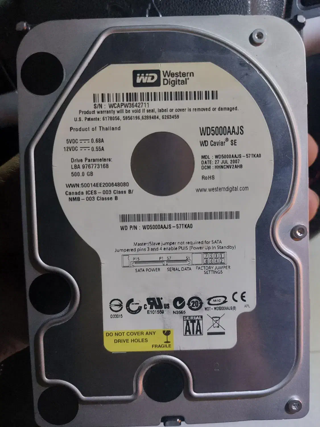 هارد ۵۰۰ ۱ ترا و ۲ ترا|قطعات و لوازم جانبی رایانه|بوشهر, |دیوار