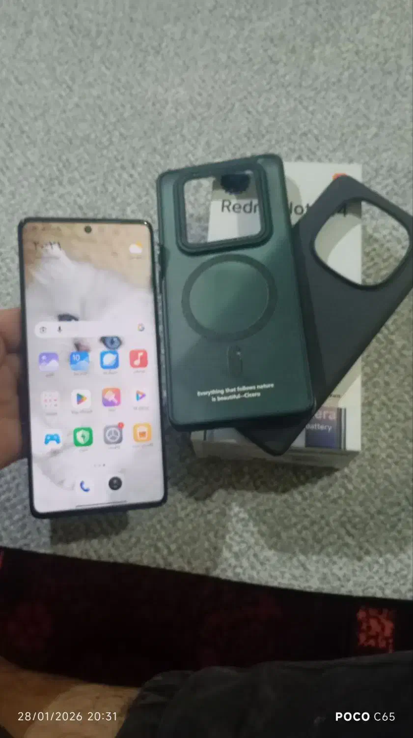 گوشی نوت 14پرو 256رام8|موبایل|چهاردانگه (تهران), |دیوار