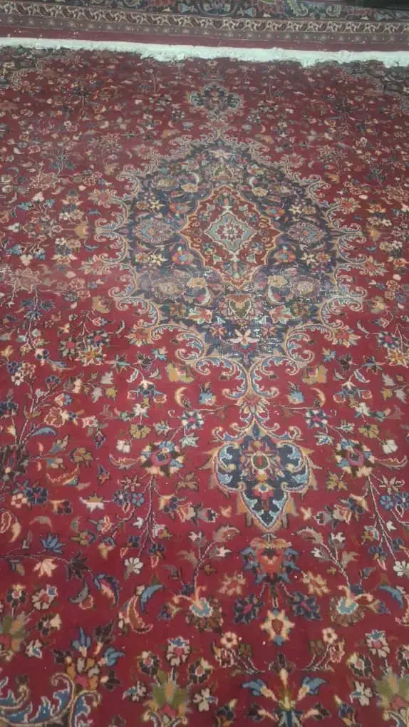 فرش دست بافت قدیمی ورامین|فرش|ورامین, ورامین|دیوار