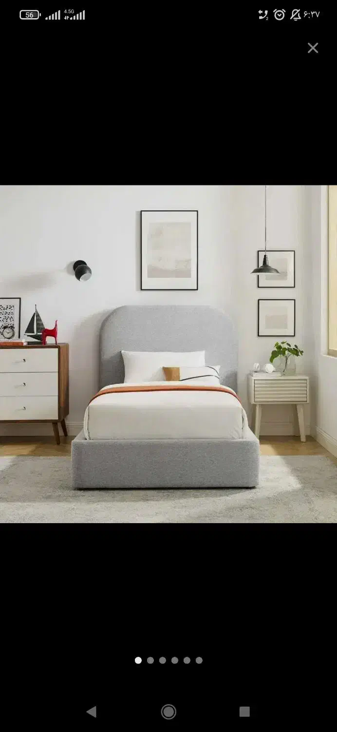 تخت تکنفره 200*90|تخت و سرویس خواب|رشت, کوی حسینی|دیوار