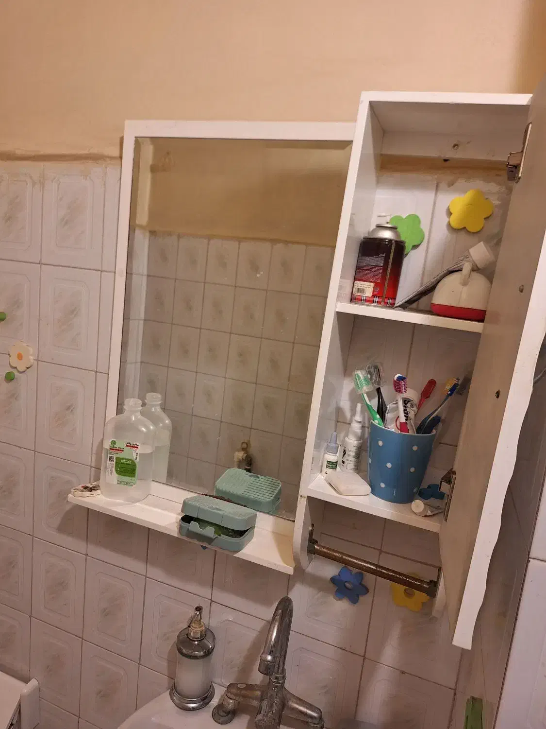 آیینه و جا مسواکی توالت|لوازم سرویس بهداشتی|تهران, سازمان برنامه جنوبی|دیوار