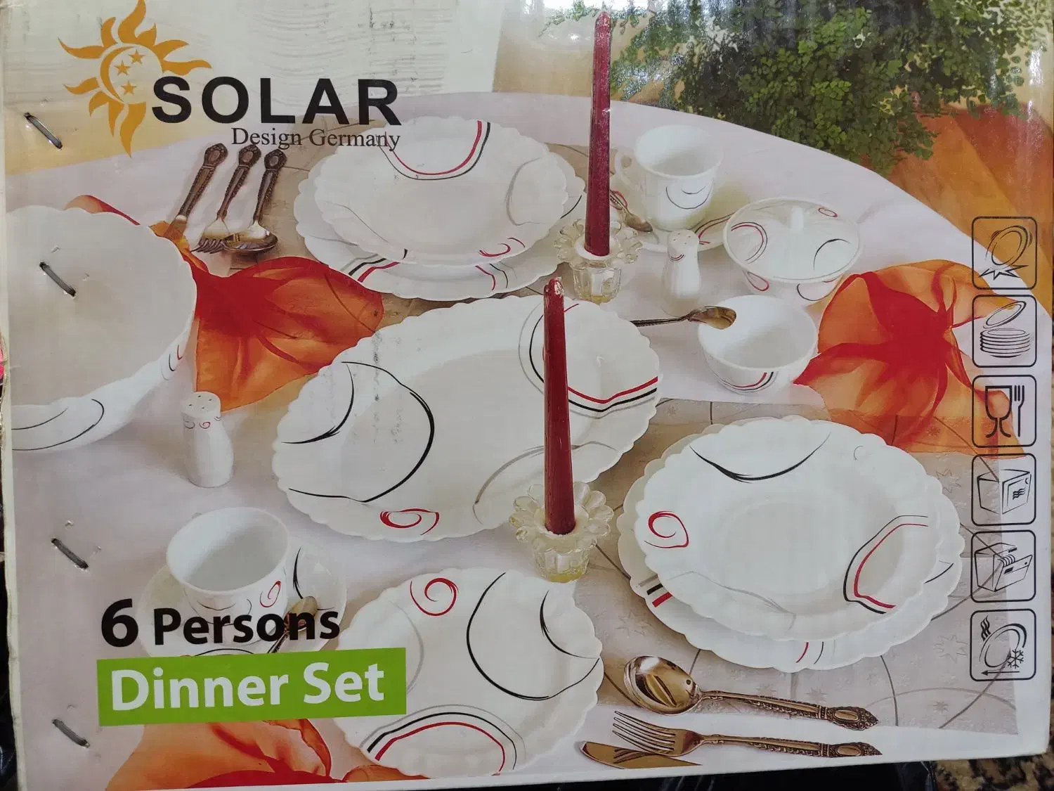 سرویس چینی 6 نفره، 45 پارچه|ظروف سرو و پذیرایی|بندر ماهشهر, |دیوار