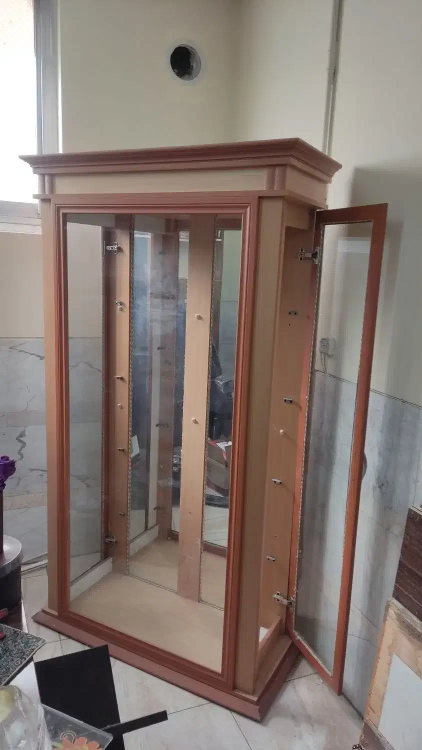 دکور شیشه ایی|بوفه، ویترین، کنسول|لنجان, |دیوار