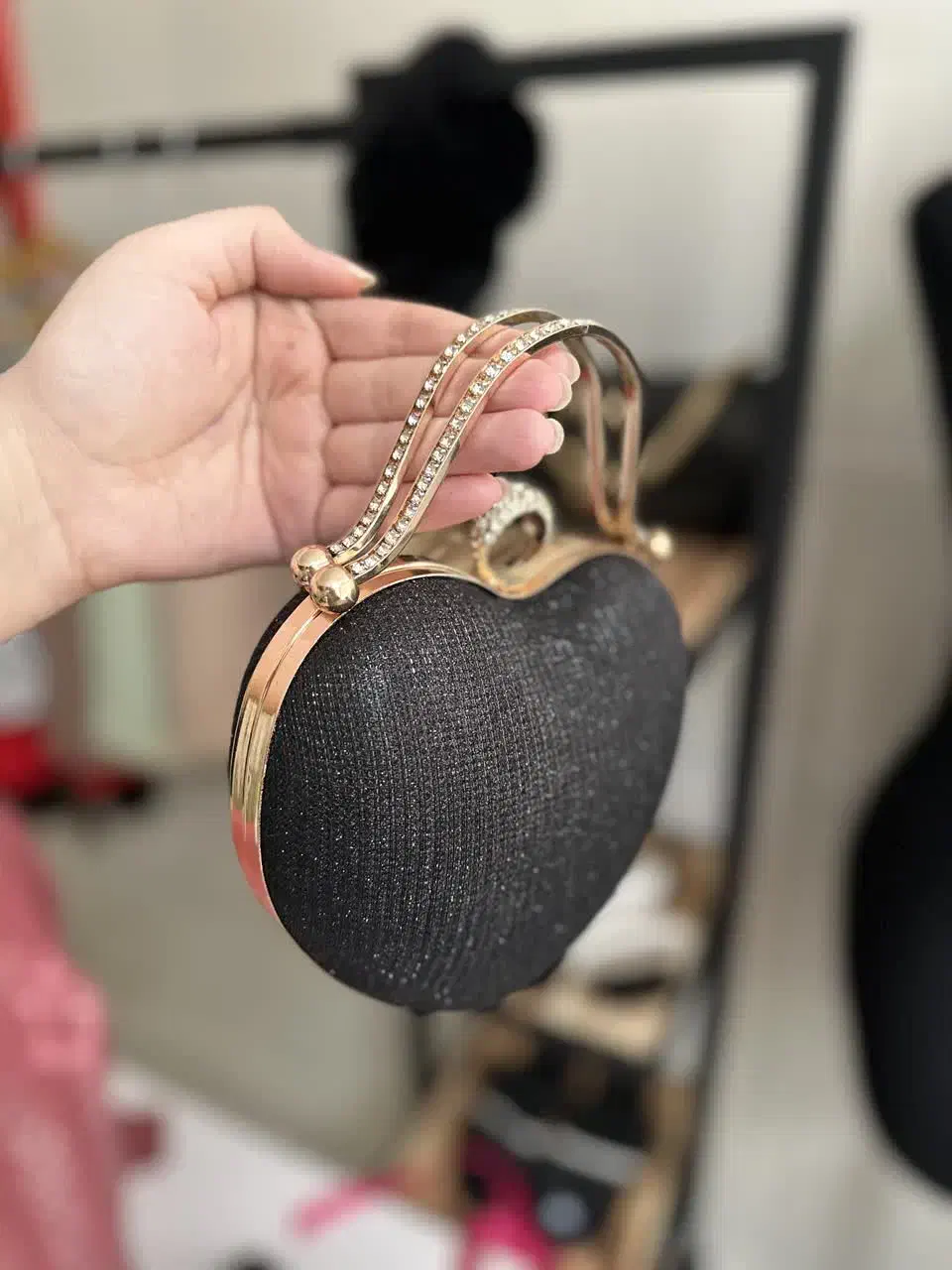 کیف مجلسی قلبی|کیف، کفش، کمربند|باسمنج, |دیوار