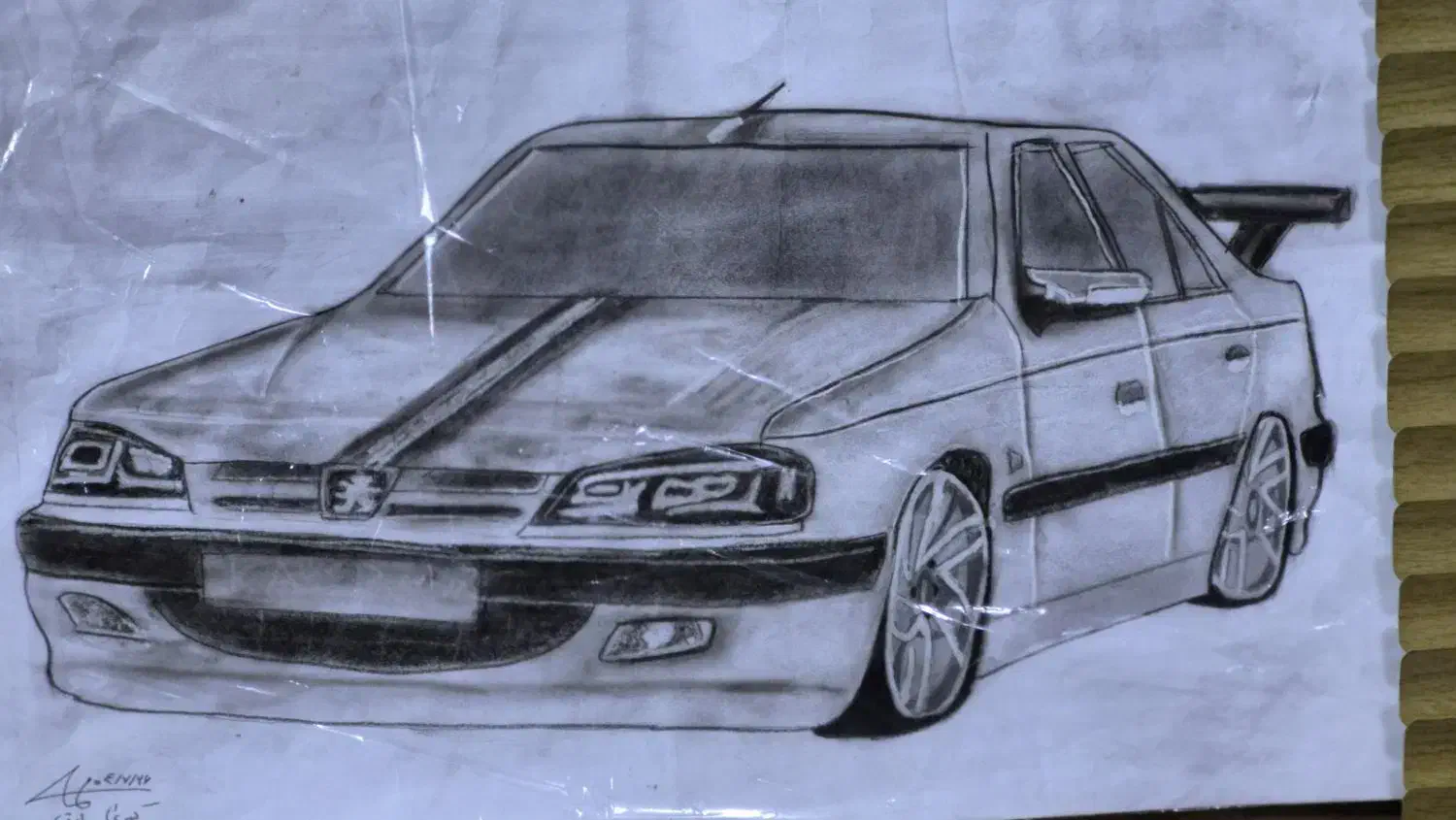 طراحی سیاه قل|تابلو، نقاشی، عکس|ملایر, |دیوار