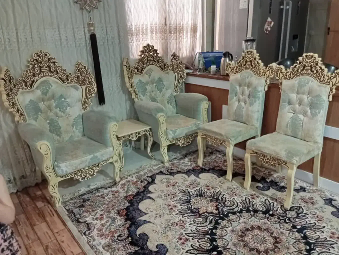 مبل طرح سلطنتی|مبلمان خانگی و میز عسلی|کرج, کمال‌شهر|دیوار