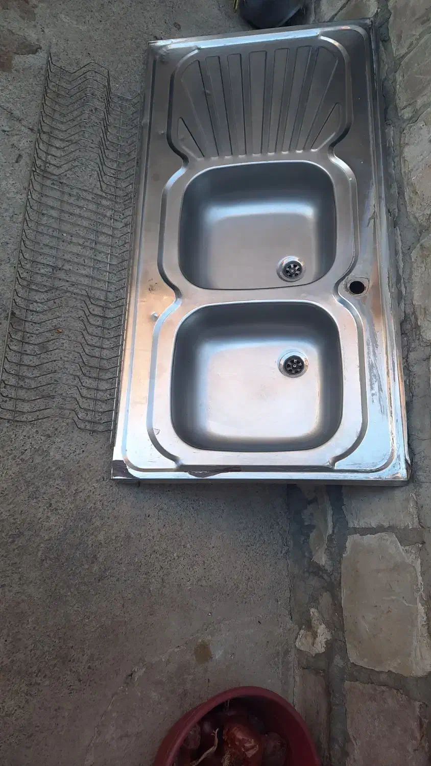 سینک ظرفشویی|مصالح و تجهیزات ساختمان|گیلان غرب, |دیوار