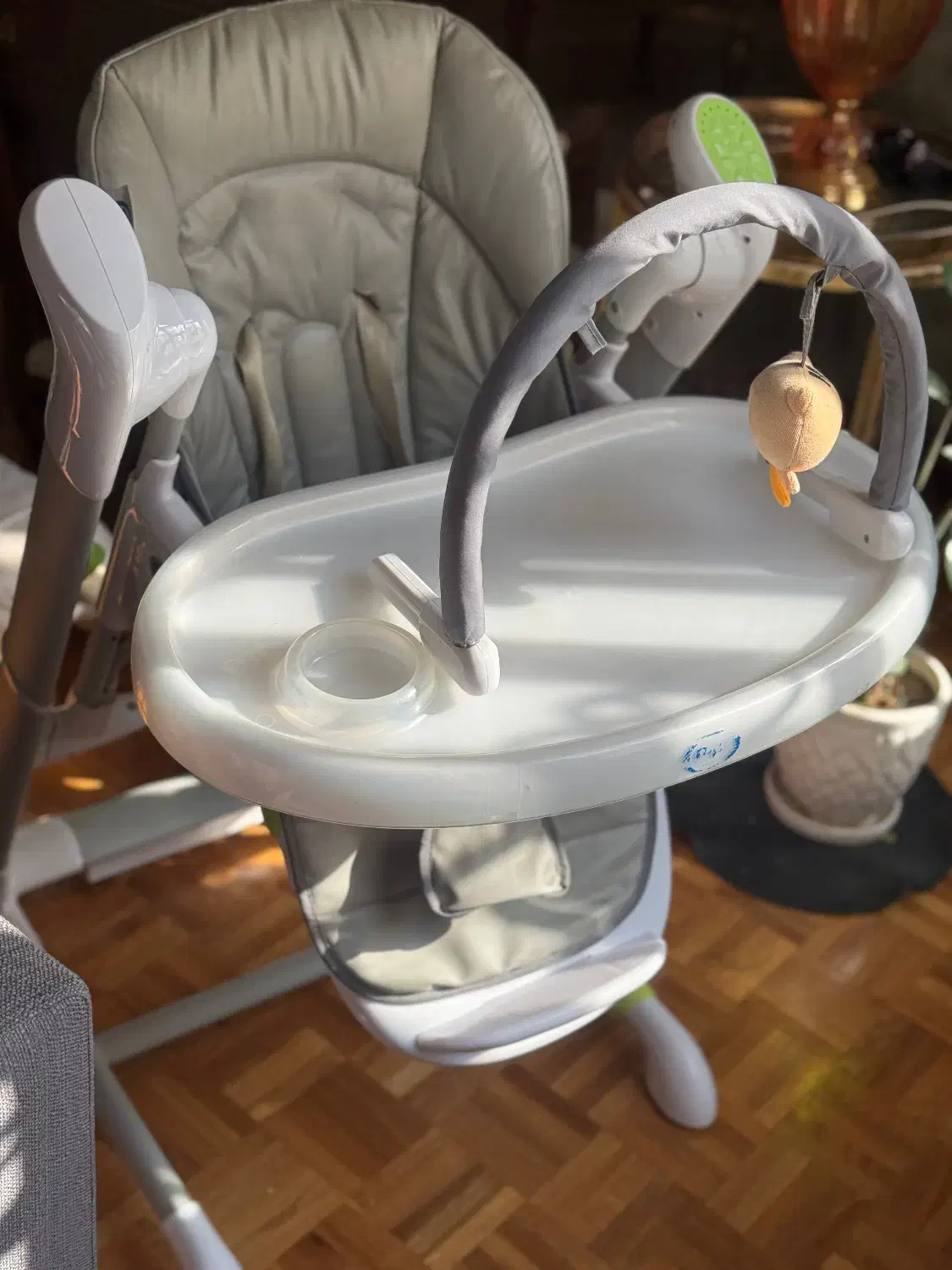 صندلی غذا تاب شونده برقی و موزیکال پالی|اسباب و اثاث بچه|تهران, شهرک غرب|دیوار