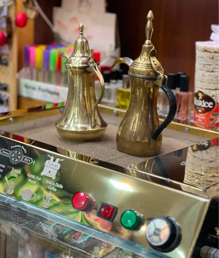 دستگاه دله عربی بزرگ با دو عدد دله عربی اصل|کافیشاپ و رستوران|رفسنجان, |دیوار