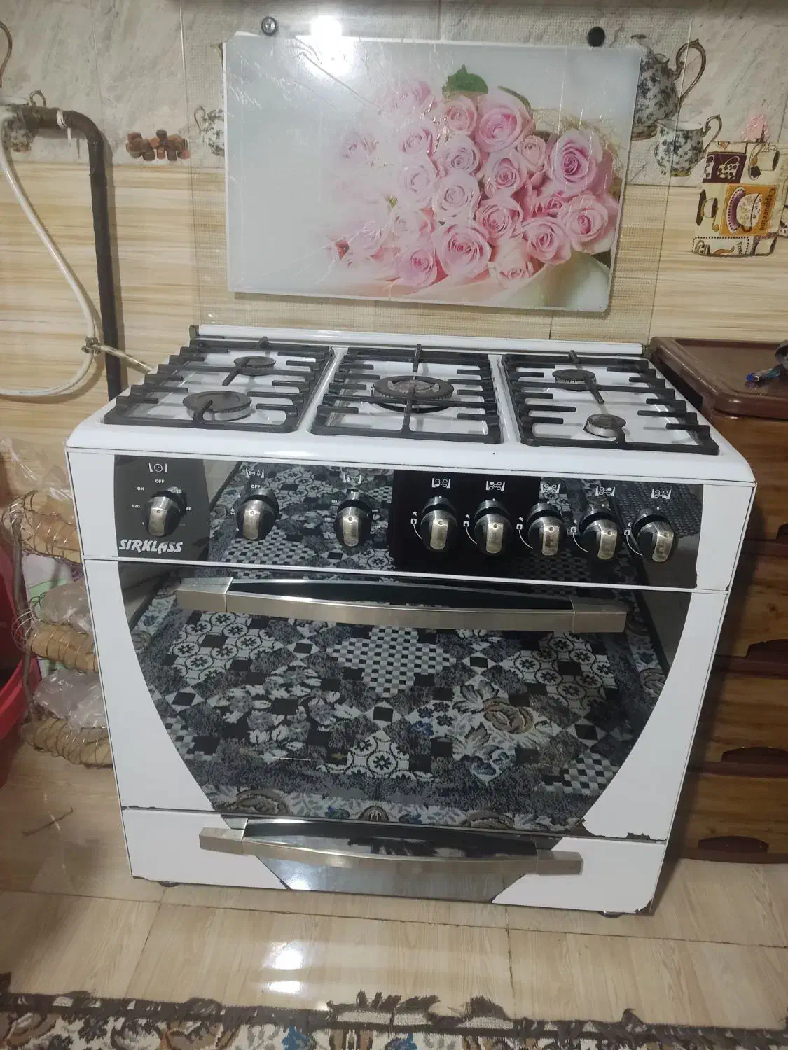 گاز فردار پنج شعله سالم|اجاق گاز و لوازم برقی پختوپز|مشهد, حجت|دیوار