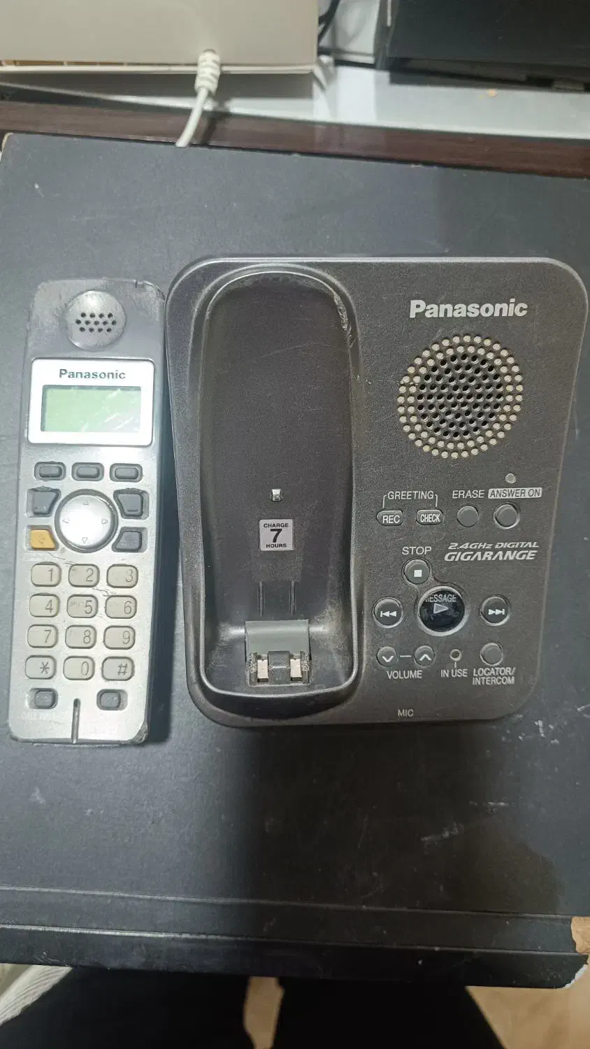 تلفن بیسیم پاناسونیک اصل منشی دار|تلفن رومیزی|کاشمر, |دیوار
