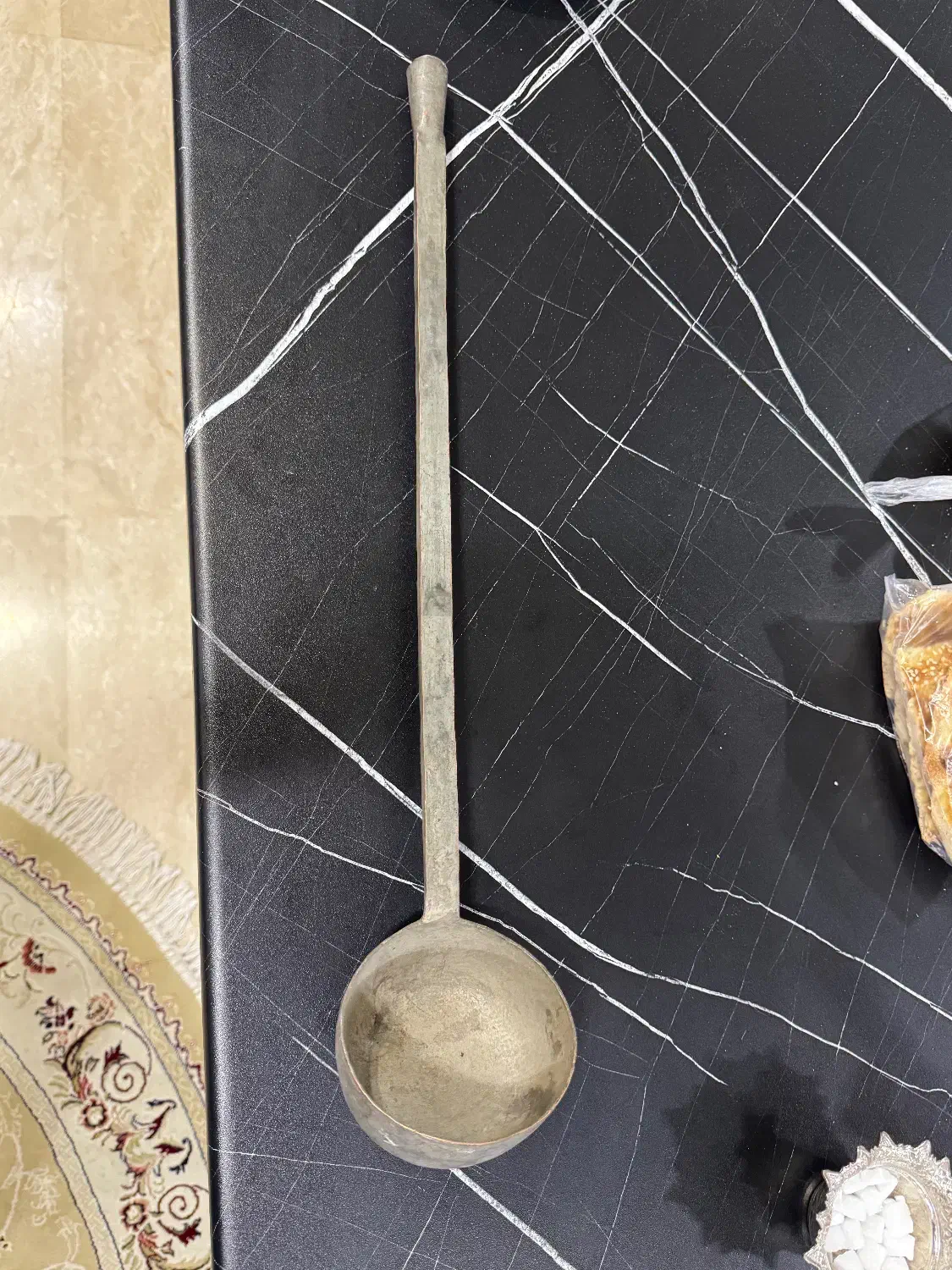 ملاقه مسی قدیمی|کلکسیون اشیاء عتیقه|تهران, سوهانک|دیوار