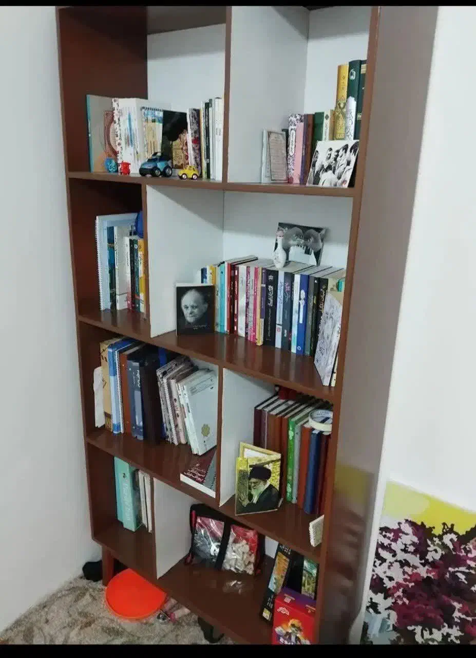 کتابخانه|کتابخانه، شلف، قفسههای دیواری|اراک, |دیوار