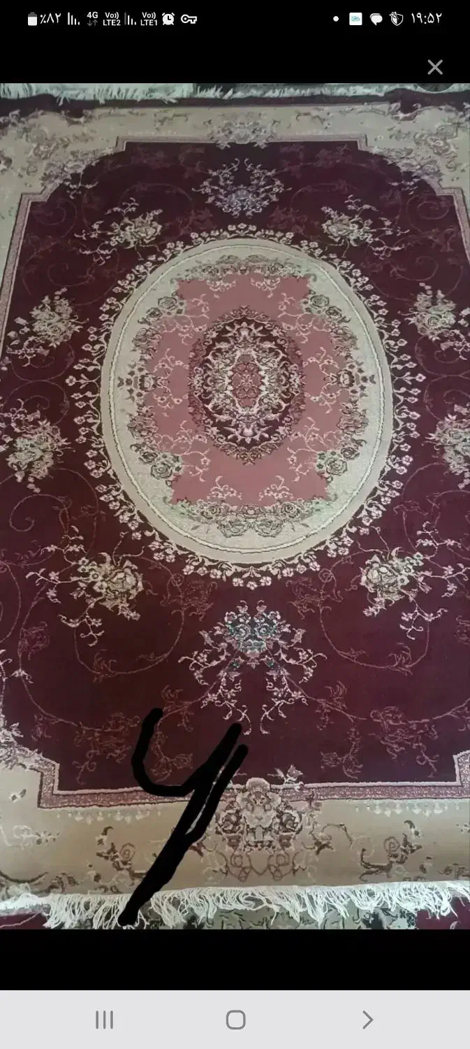 فرش ۶ متری|فرش|کرمانشاه, |دیوار