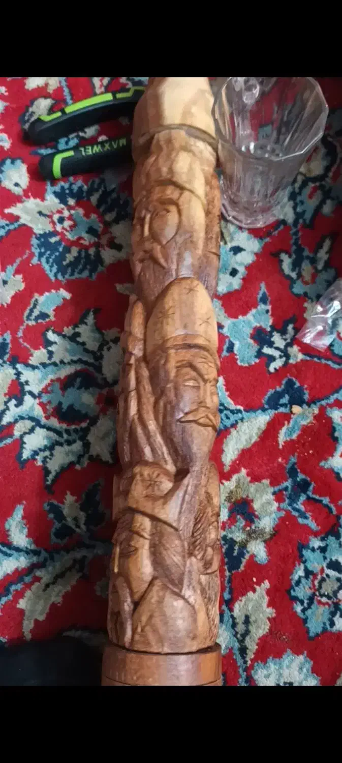 تنه قلیان چوب سرخه‌دار، رخ زده|کلکسیون و سرگرمی|گرگان, |دیوار