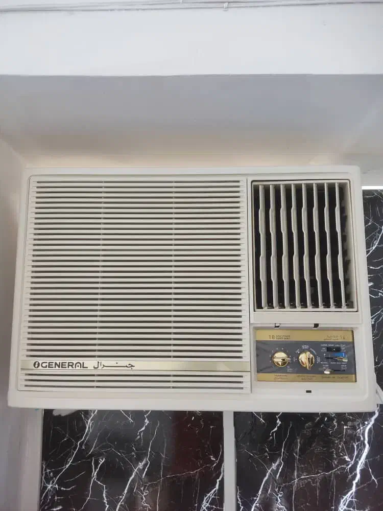 کولر پنجره ای اوجنرال ۱۸ هزار موتور بزرگ تایلندی|کولر گازی و فنکوئل|بندر کنگان, |دیوار