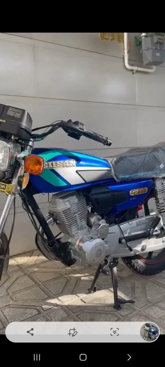 احسان ۲۰۰ خشک|موتورسیکلت|بردسکن, |دیوار