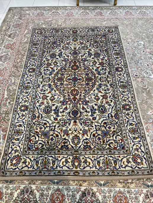 قالیچه دستبافت کرم کاشان|فرش|اسلامشهر, شهرک واوان|دیوار