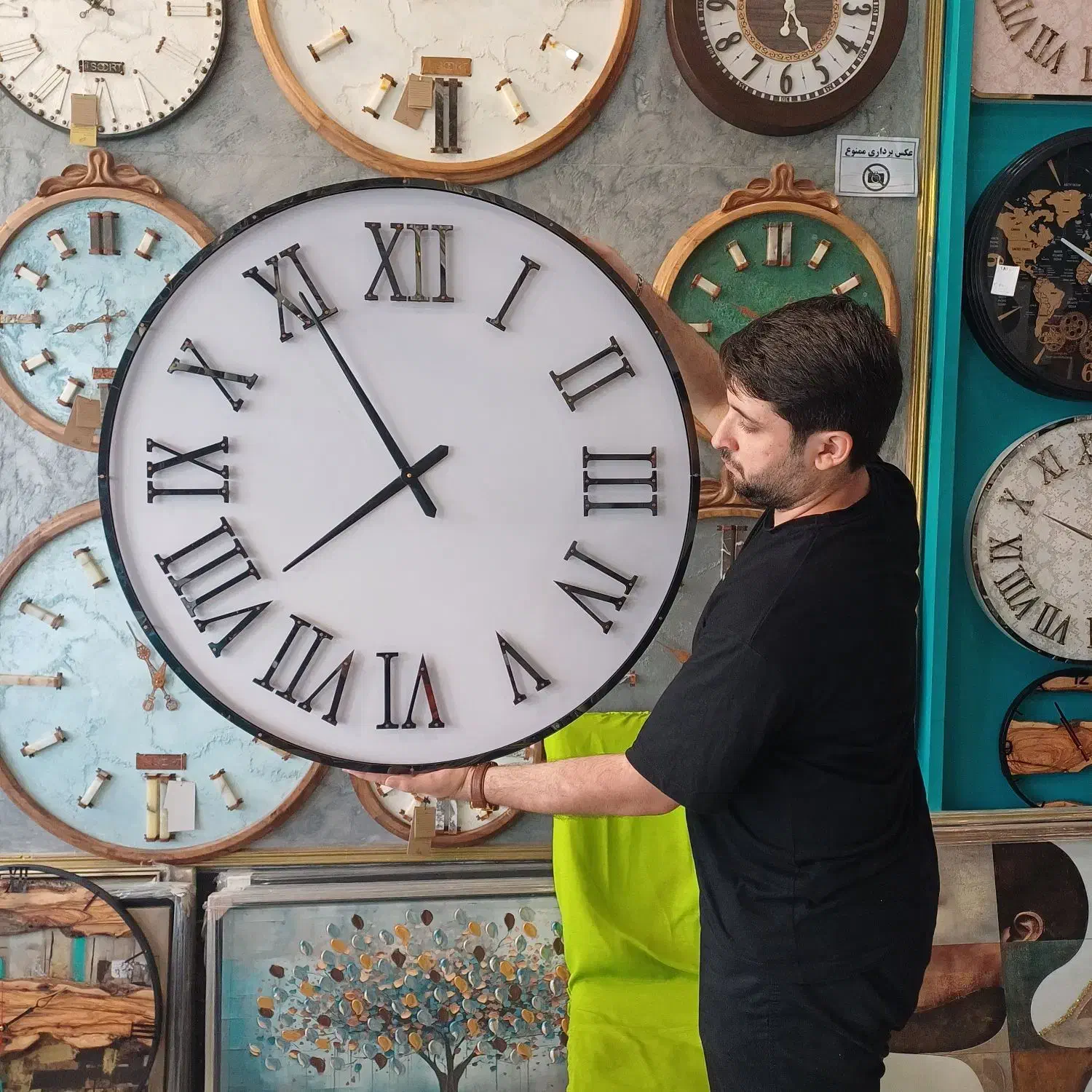 ساعت دیواری لوکس و شیک رایکا با ضمانت 24 ماهه|ساعت دیواری و تزئینی|تهران, شوش|دیوار