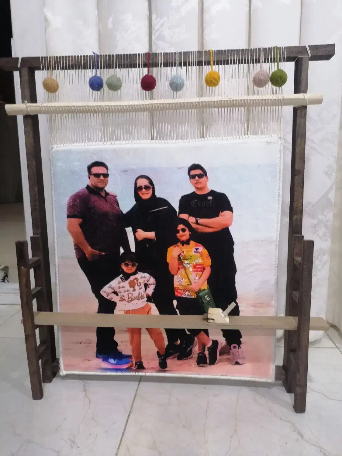 چاپ عکس شخصی شما بر روی فرش|تابلو فرش|سنندج, |دیوار