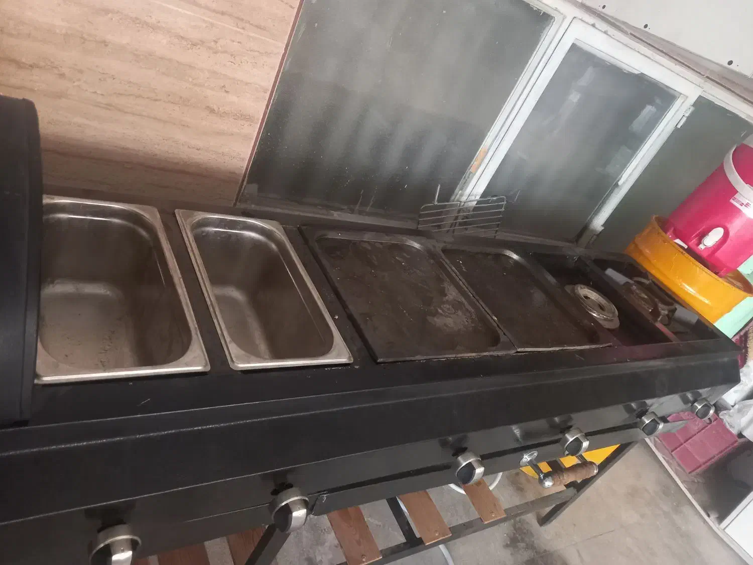 باربیکیو گاز پلوپز سرخ کن چدن|اجاق گاز و لوازم برقی پختوپز|قم, باجک سه|دیوار