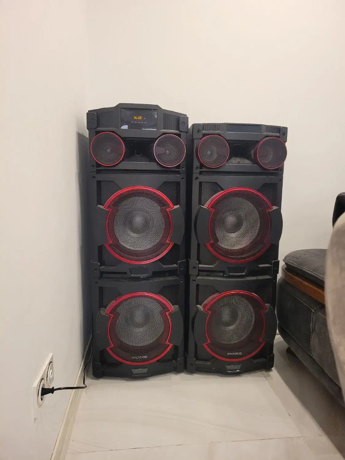 اسپیکر میکرولب DJ1202|سیستم صوتی خانگی|گرمسار, |دیوار