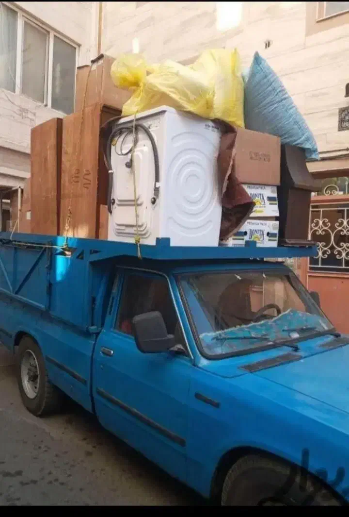 باربری بار نیسان وانت کارگر خالی جابجایی بسته بندی|خدمات حمل و نقل|تهران, پونک|دیوار