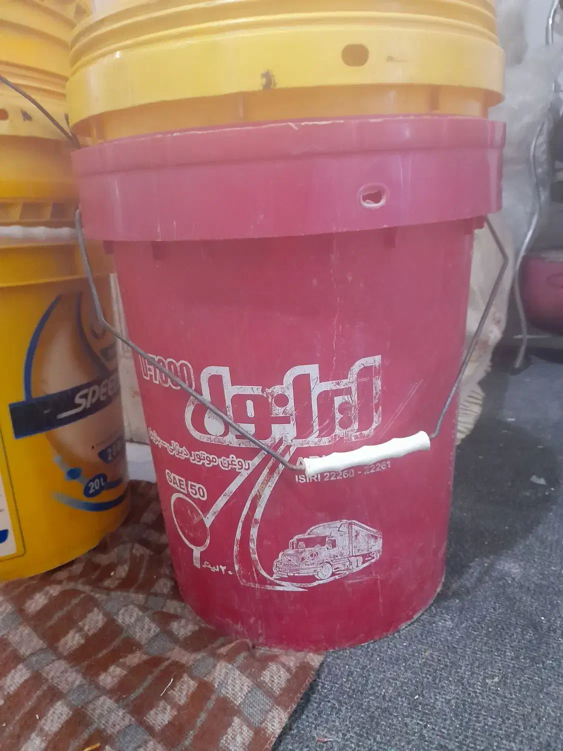 سطل|ظروف نگهدارنده، پلاستیکی، یکبارمصرف|یزد, |دیوار