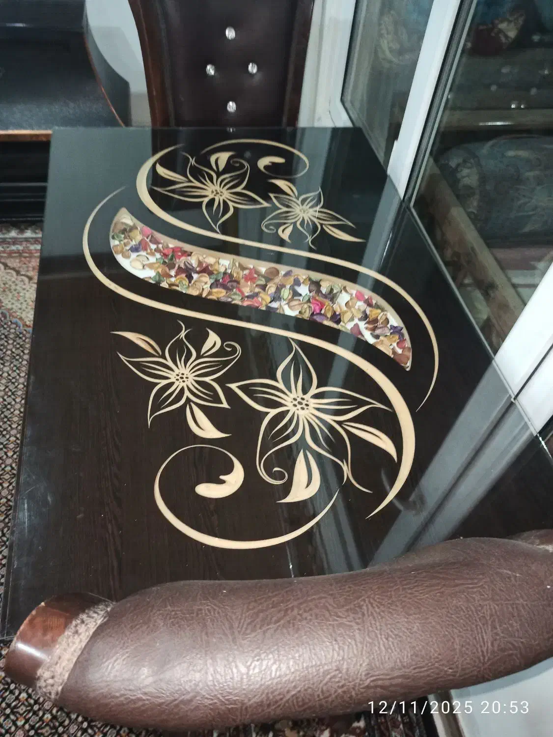 میزناهارخوری سه عددصندلی ویک عددساعت ایستاده سالم|میز و صندلی غذاخوری|فردیس, سرحد آباد|دیوار