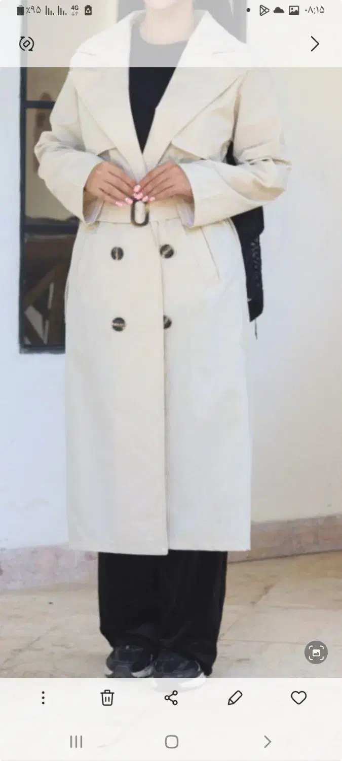 بارونی بلند به قیمت عمده|لباس|رویان, |دیوار