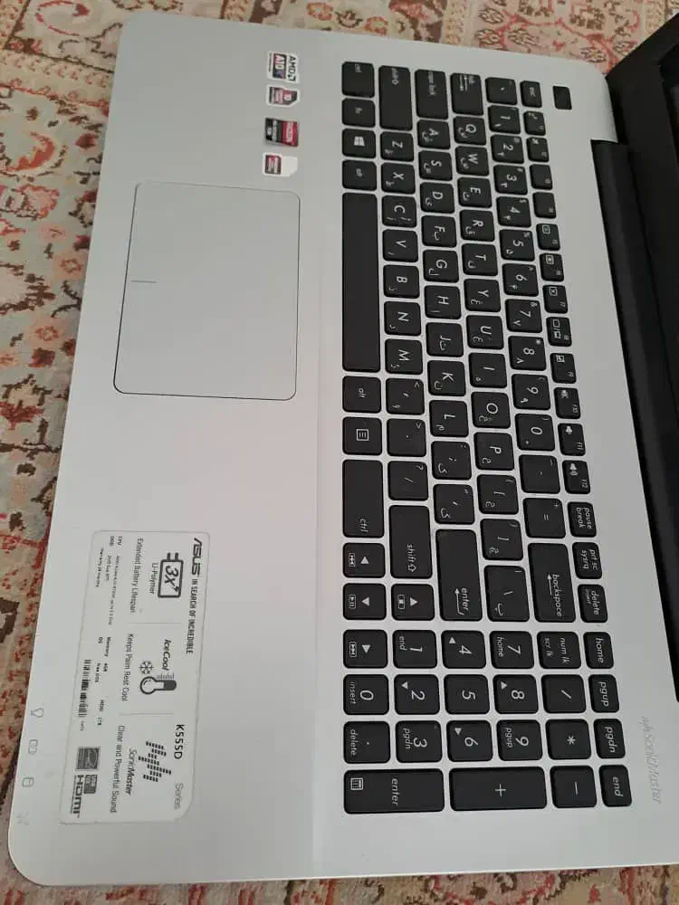 لپ تاپ ایسوس مدل ASUS K555D|رایانه همراه|تهران, حکیمیه|دیوار