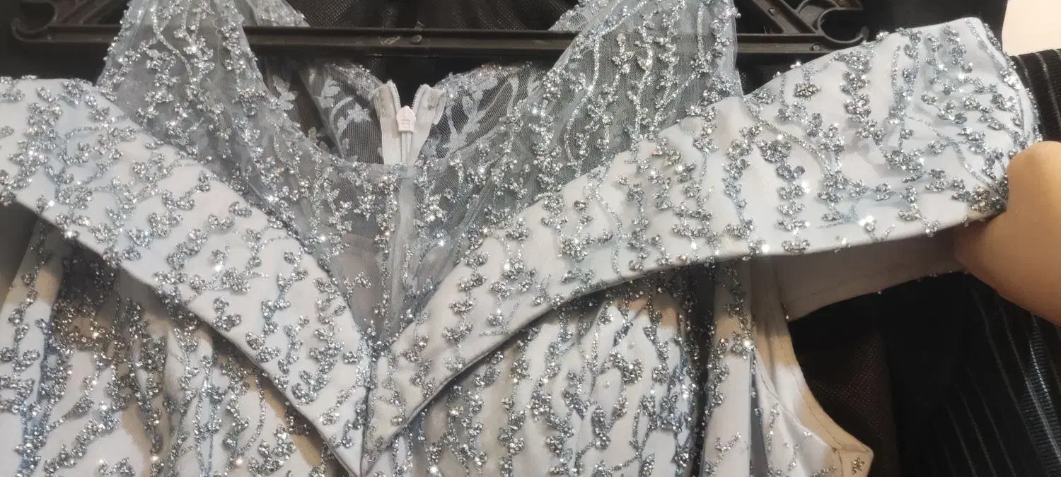 لباس مجلسی اعیونی آبی پاستیلی|لباس|اهواز, کوروش|دیوار