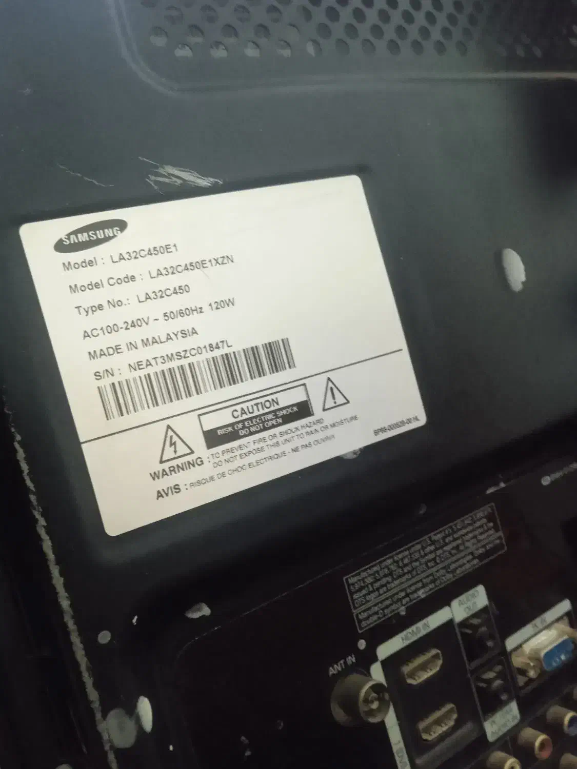 ال سی دی سامسونگ کره ای مالزی اصل.32|تلویزیون و پروژکتور|یزد, |دیوار