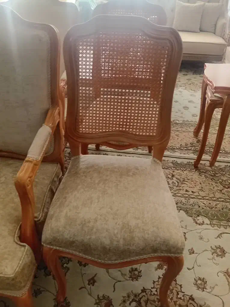 مبل کلاسیک استیل فرانسوی و نهارخوری ۴ نفره|مبلمان خانگی و میز عسلی|تهران, ائمه اطهار|دیوار