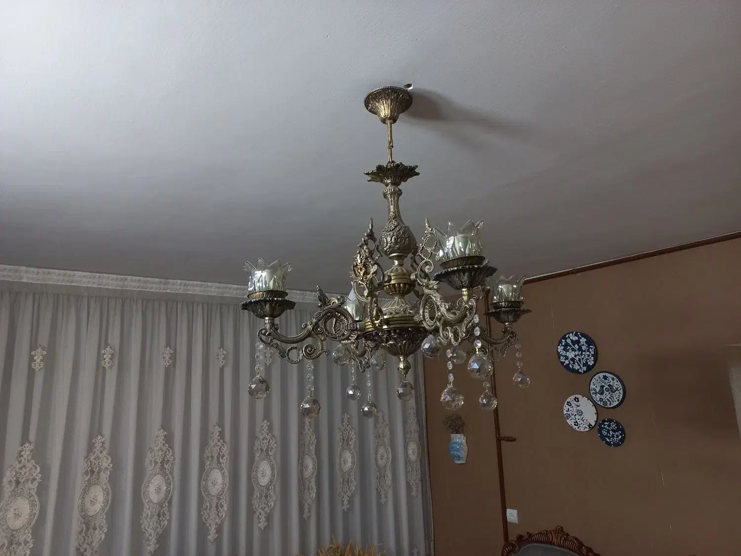 لوستر|لوستر و چراغ آویز|مشهد, اقبال|دیوار