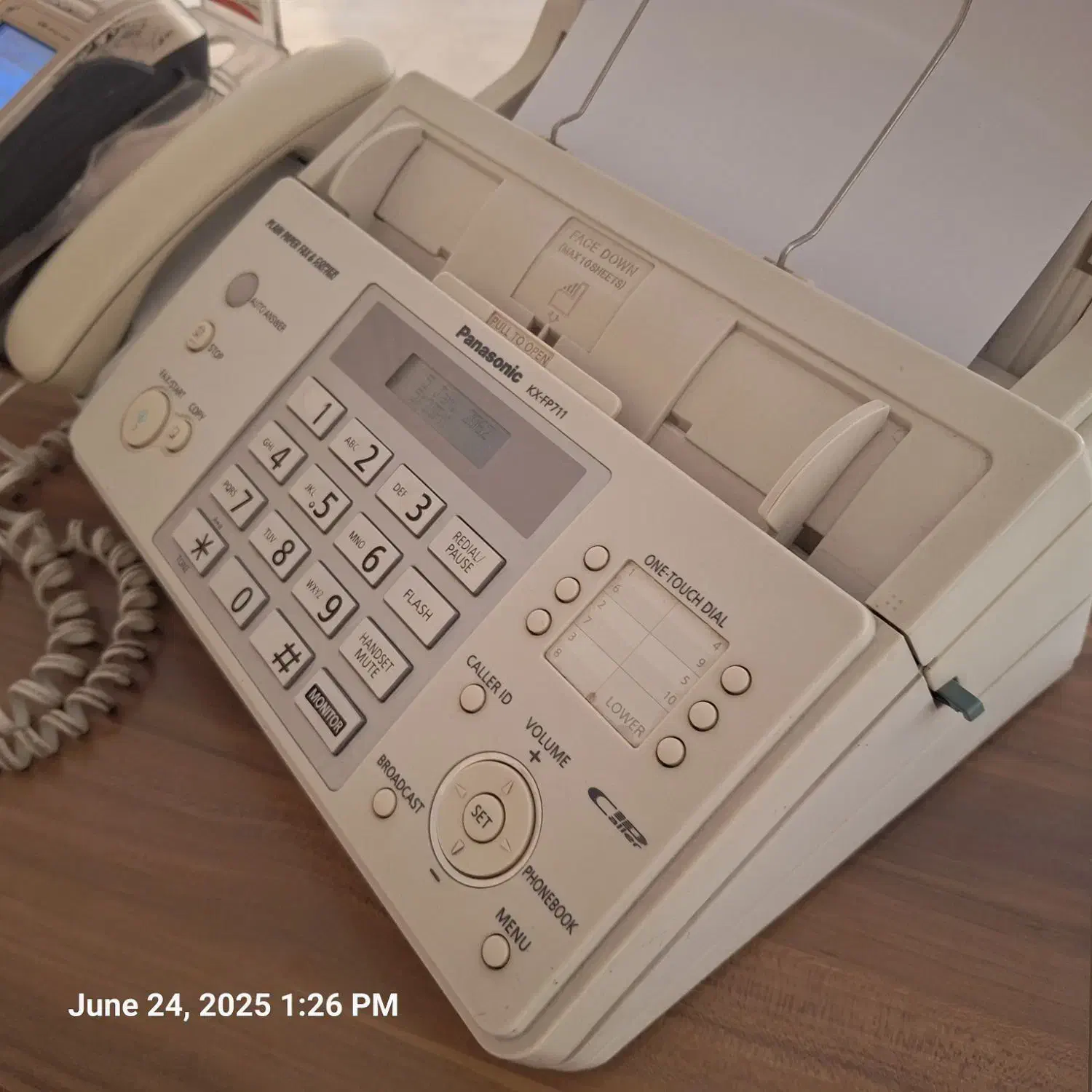 تلفکس پاناسونیک مدل FP711|پرینتر، اسکنر، کپی، فکس|همدان, |دیوار